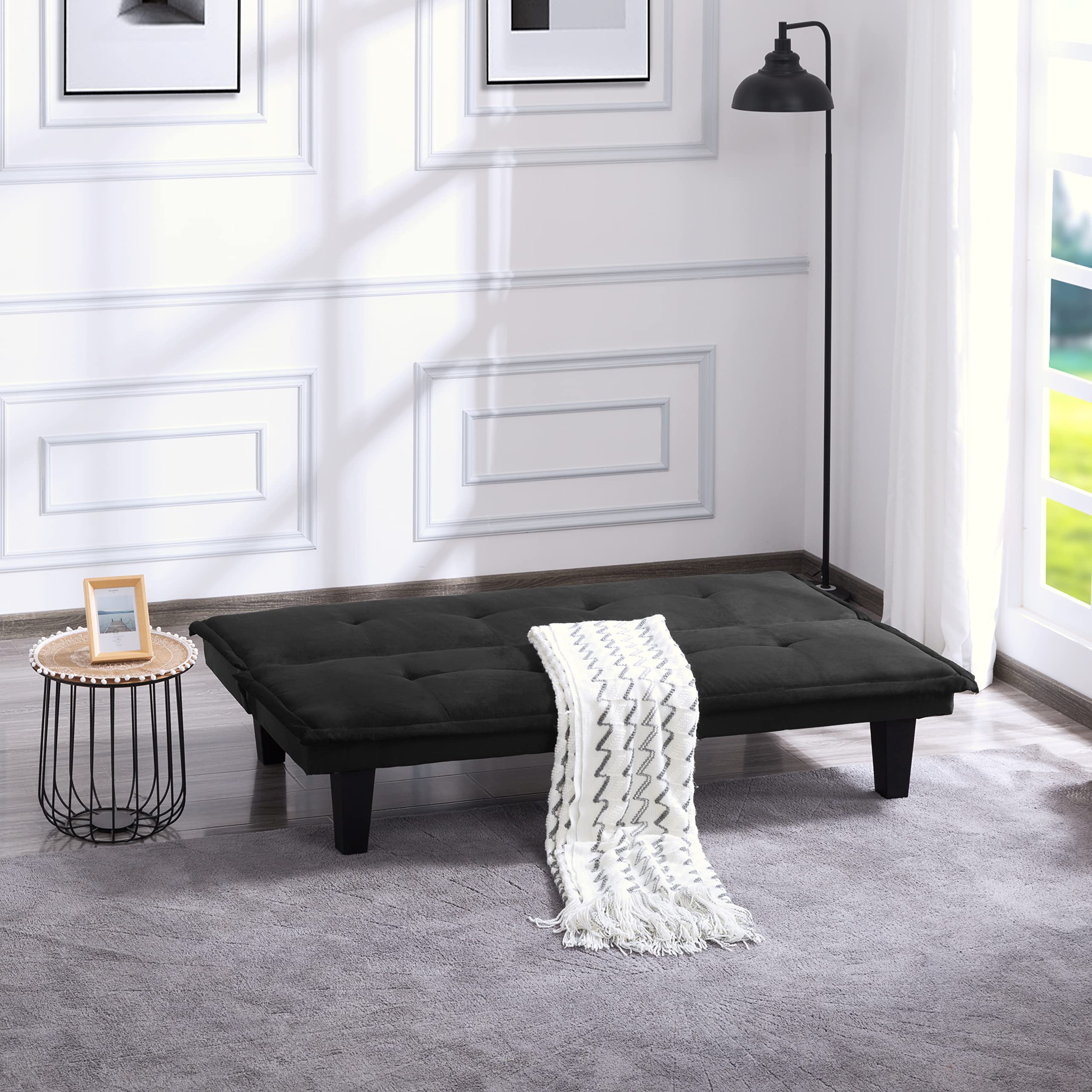 Amazon.com: KELRIA Convertible Folding Sofa Bed, Modern Futon